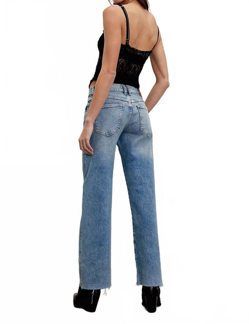 Free People Risk Taker Mid-Rise Jeans Multi 31 4