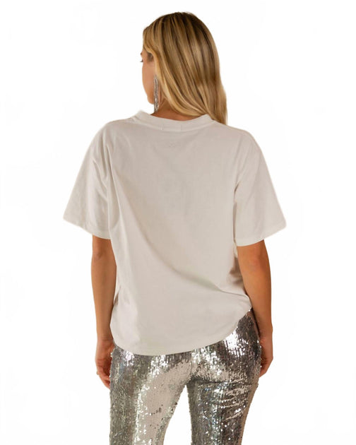 Care Tucker Marlie Disco Queens Tee Silver Small 3