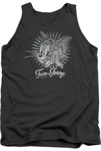 Gildan Tom And Jerry Tank Top Black Small 2