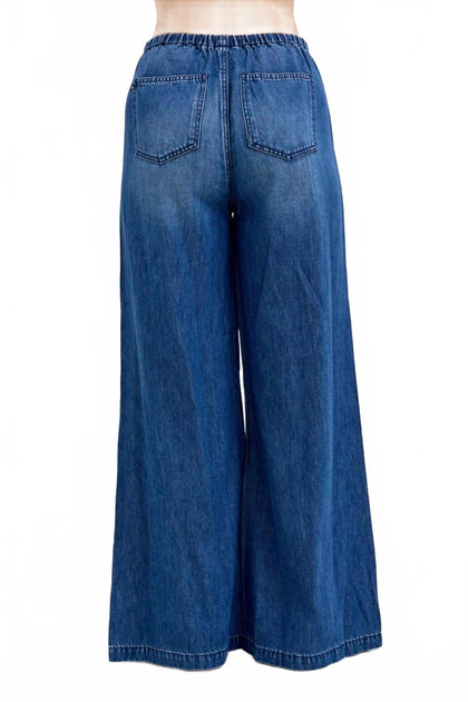 Judy Blue High Waist Palazzo Fit Jeans Blue 31 3