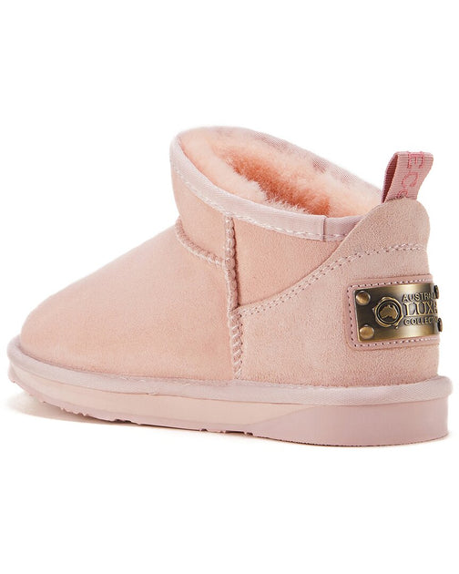 Australia Luxe Collective Cosy Ultra Short Suede Boot Grey US 8 3