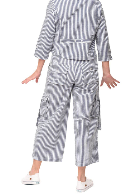 Tulip Clothing Calista Cargo Pant Grey Large 5
