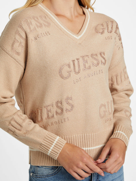 Guess Factory Dateryn V-Neck Sweater | ShopSimon