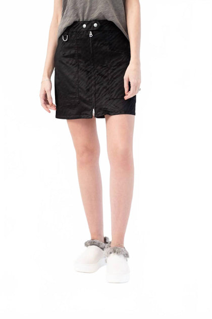 rag & bone Biker Mini Skirt Black 25 2