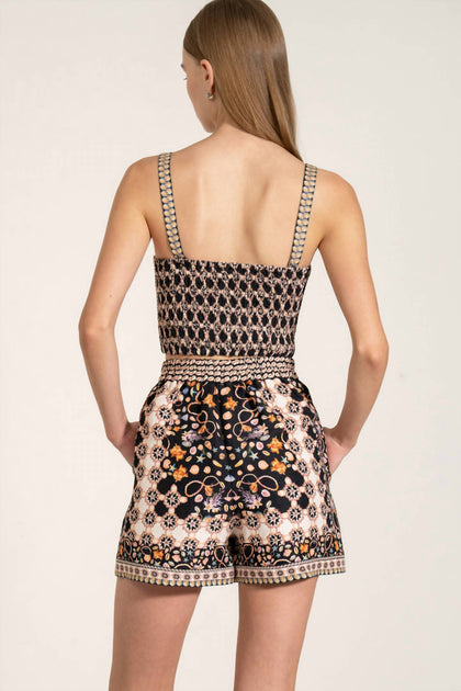 RANNA GILL Elara Pleated Bustier Braun Medium 4