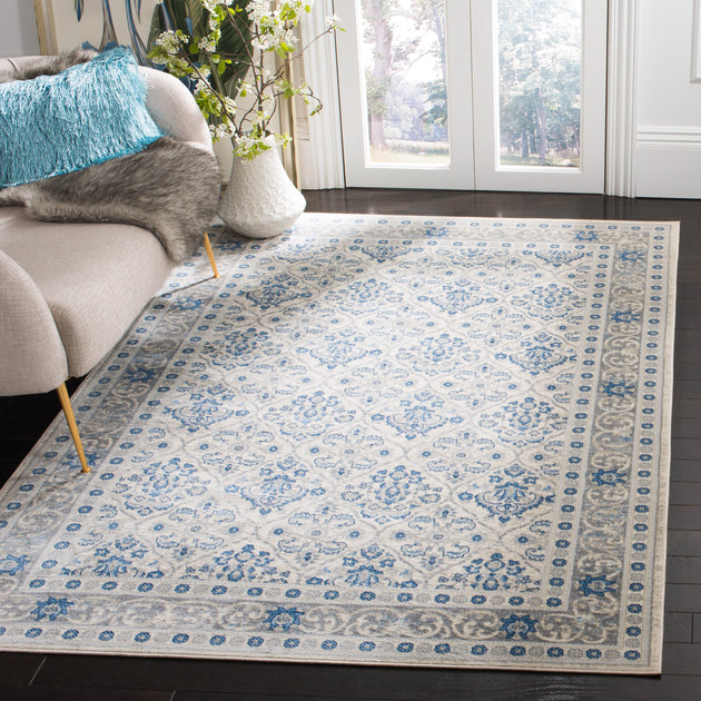 Tapis Safavieh Brentwood, Gris Clair / Bleu 2