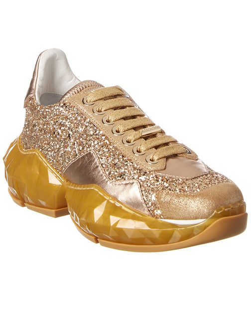 Jimmy Choo Diamond/F Sneaker Gold EU 34 2
