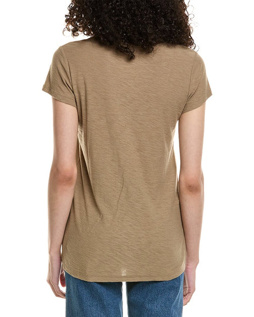 James Perse Solid T-Shirt Brown US 0 3