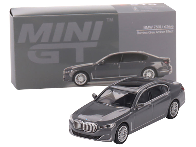 Mini GT Bmw 750li Xdrive Bernina Gray Amber Effect With Sunroof Limited ...