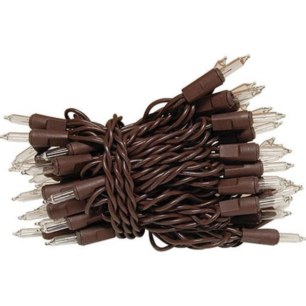 Hivvago Mini Light Set Brown Cord 50ct 3