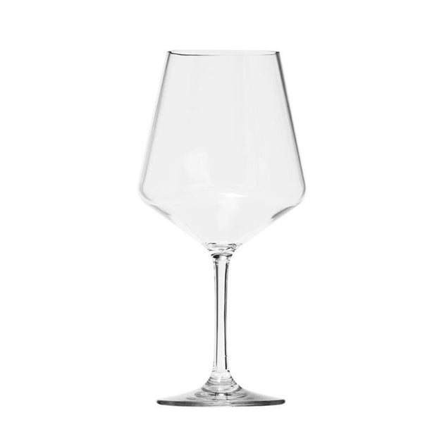 Hivvago Set of 4 Clear Tritan Plastic Stemmed Wine Glasses 4