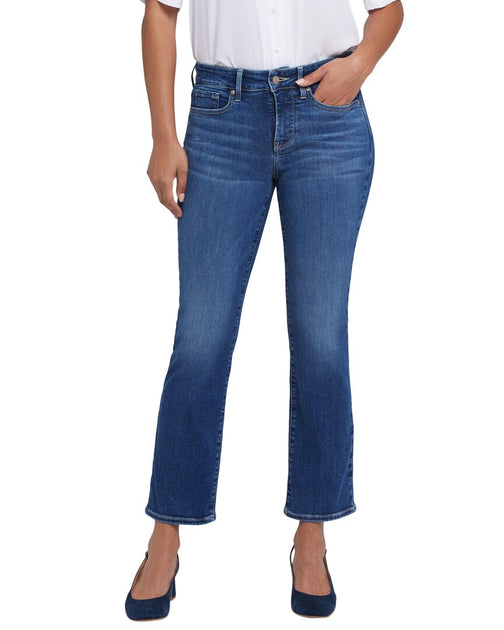 NYDJ Marilyn Laguna Wave Ankle Crop Jean Blue US 00 2