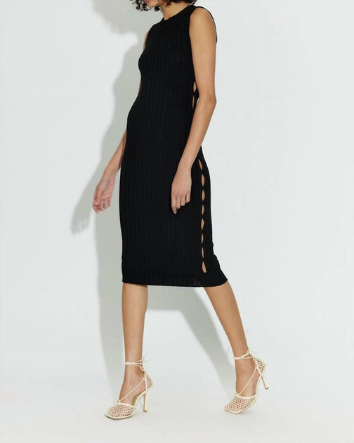 Cotton Citizen Capri Cutout Tank Dress Black XSmall 3