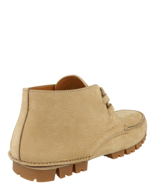 Salvatore Ferragamo Giasone Ankle Boots Beige US 10 5