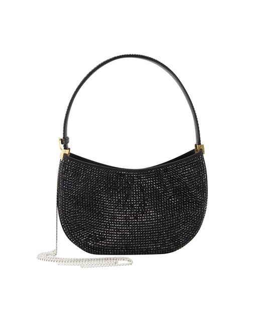 トートバッグ Magda Butrym Re23 Medium Vesna Hobo Bag - Black - Strass Magda Butrym Re23 Medium Vesna Hobo Bag - Black - Strass
