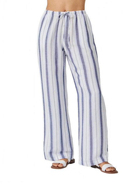 Bella Dahl Easy Wide Leg Pant Blue Large 2
