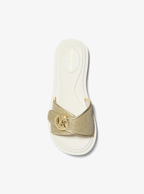 Michael Kors Logo Slide Sandal Multi US 5 2