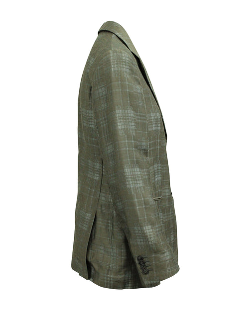 Giorgio Armani Einreihiger Blazer Grün Small 3