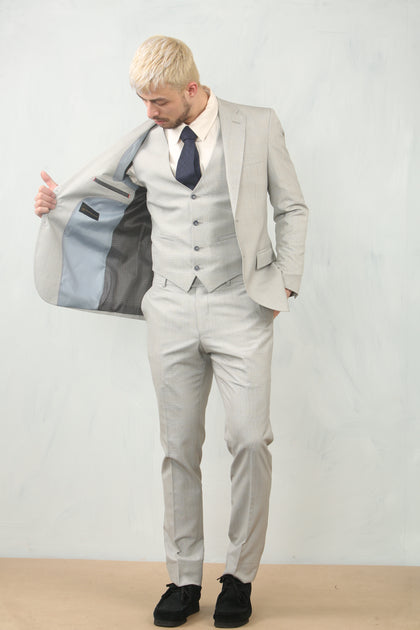 TruClothing IM31 3 Piece Suit Grey US 52 Regular 4