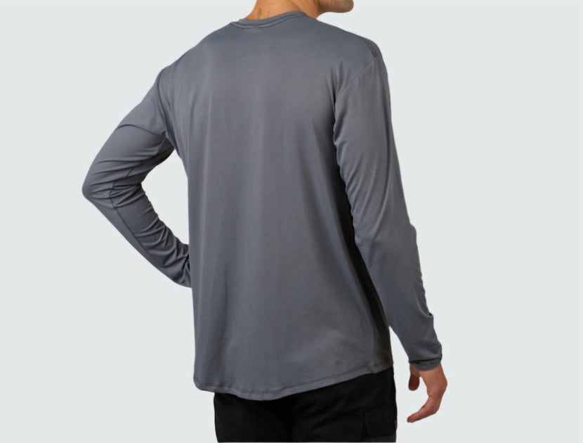 BlackStrap Brackish Crew Long Sleeve Sun Shirt Grey XXL 3