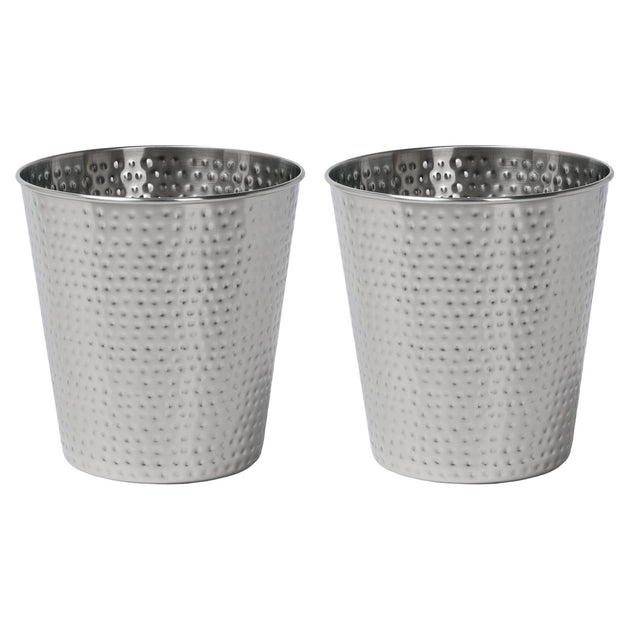 Happimess Axel Waste Bin Silver 4