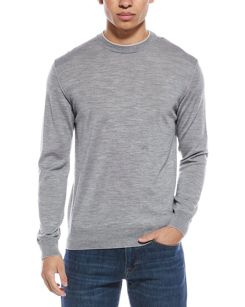 Eleventy Round Neck Sweater Grey Medium 2