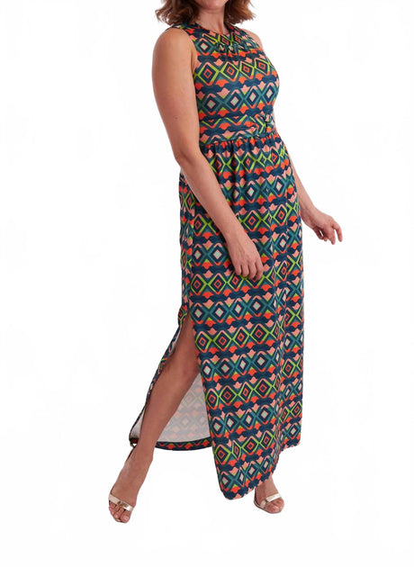 CK Bradley Nina Maxi Dress Multi Medium 3