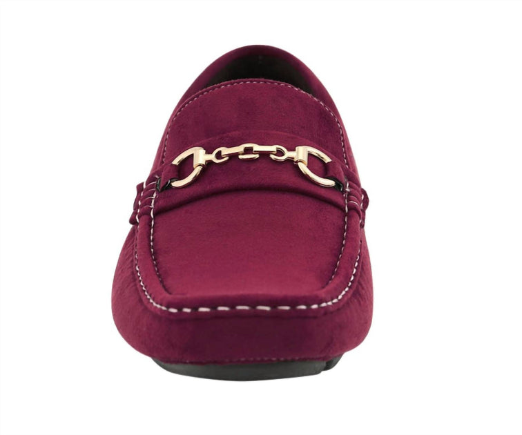 Amali Ecker Driving Moccasins Burgundy US 10 4