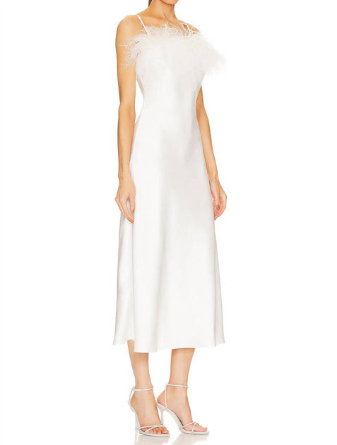 Line and Dot Kimi Slip Dress White Large 4