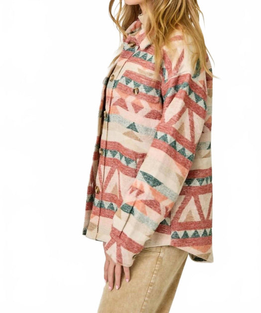 Mystree Taylor Shacket Multi Large 4