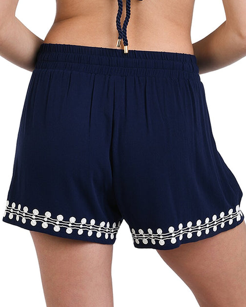 La Blanca Coverup Short Blue Large 3