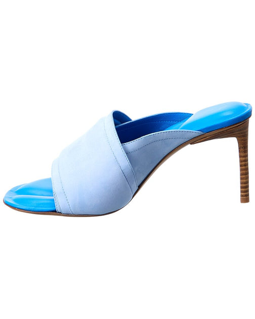 Jacquemus Les Mules Leather Sandal Blue EU 36 3