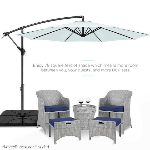 Best Choice Products 10ft Offset Patio Umbrella 3