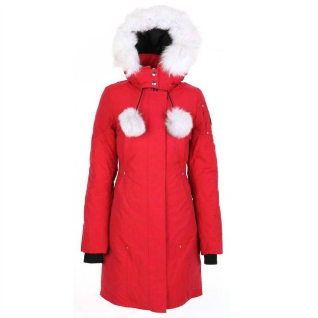 Moose Knuckles Stirling Hooded Parka Silver Small 3