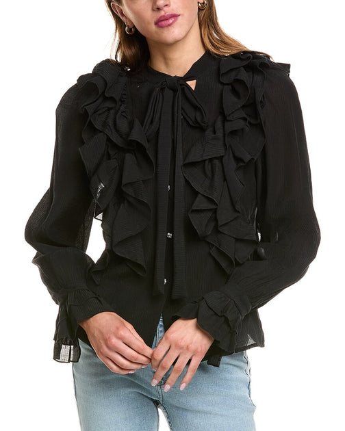 Colette Rose Blouse Black Medium 2
