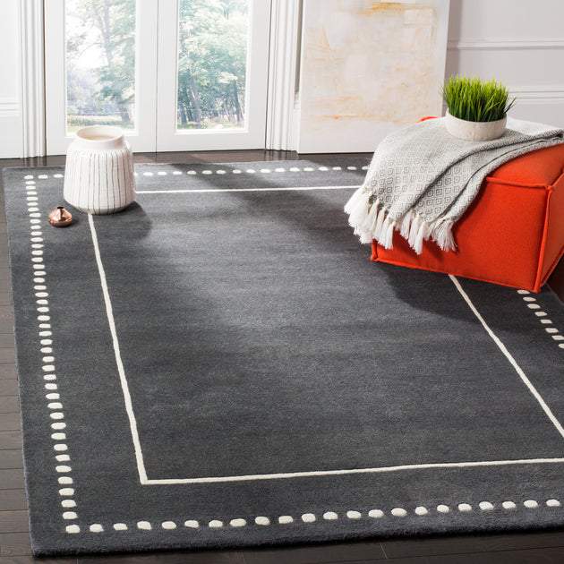 Safavieh Bella Area Rug Dark Grey / Ivory 2