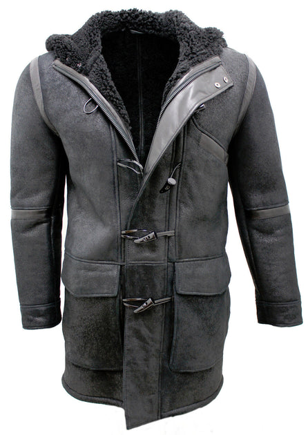 Infinity Men's Hooded Duffle Coat Montpellier Grey Small 3