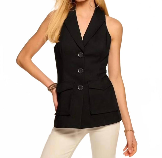 Ramy Brook Lisa Vest Black US 2 3