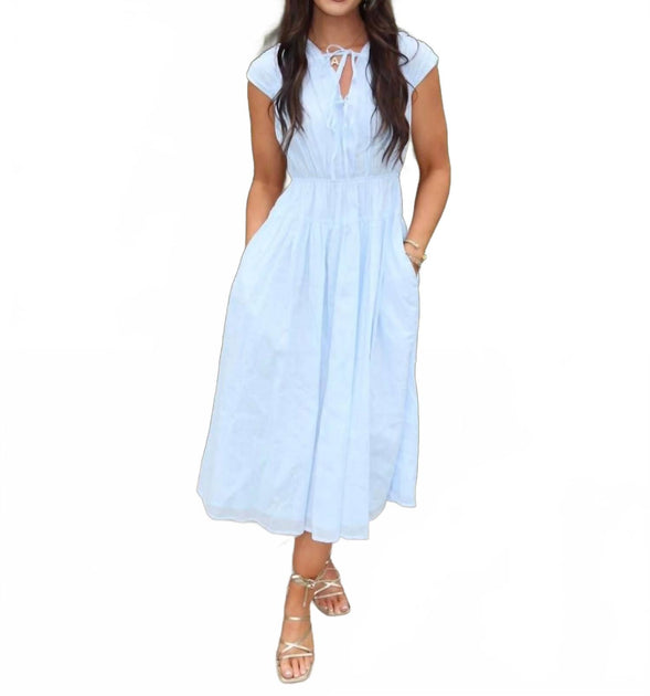 Item Ditto Midi Dress Blue Large 4