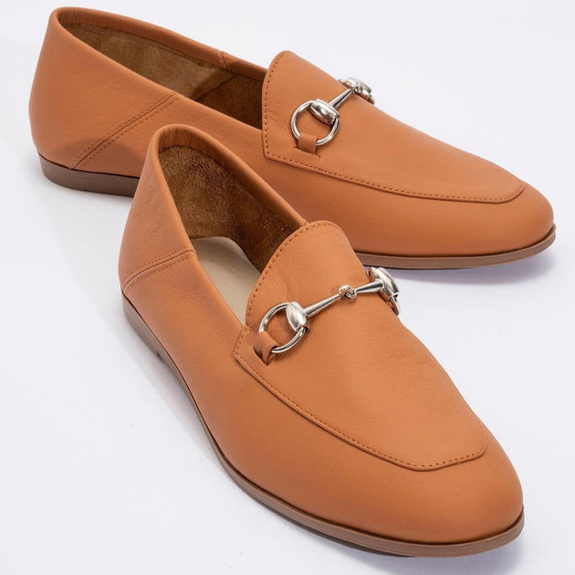 Forever & Always Penny Leather Horsebit Loafers Multi US 8.5 2