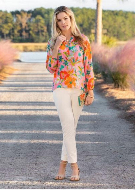 Spartina 449 Maren Pull-On Pant White Small 4