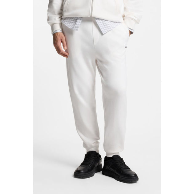 Hugo Boss Contrast-logo Tracksuit Bottoms White XSmall 4