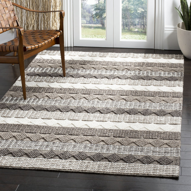 Safavieh NATA252 Area Rug Grey/Ivory 2