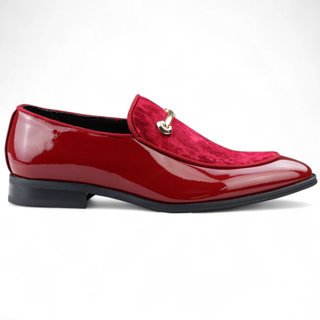 Infinity Men's Smart Loafers Red/Blue EU 45 2