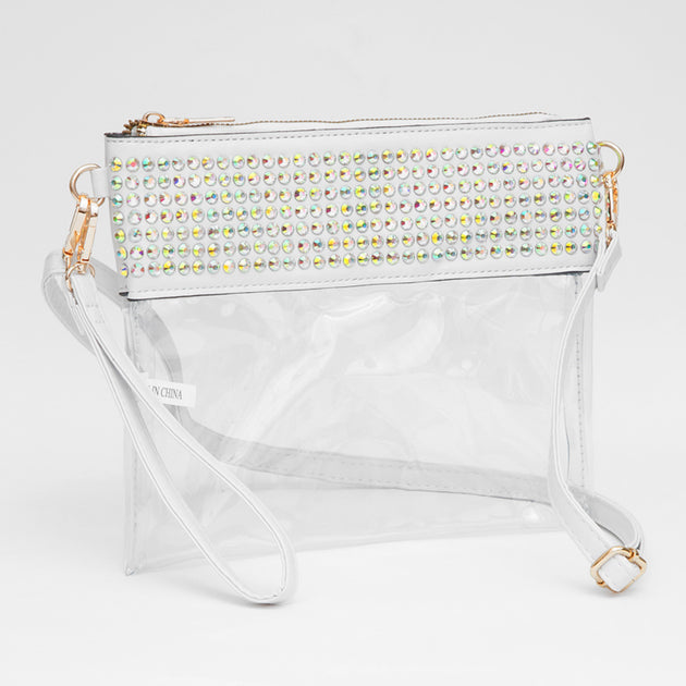 FASHNZFAB Crossbody Bag Transparent Multi One Size 3