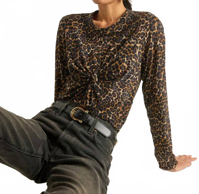 Nation LTD Marion Twist Front Tee Black XS 3