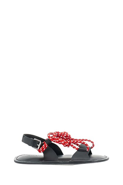 Plan C Lanyard Cord Sandals Red EU 36 2