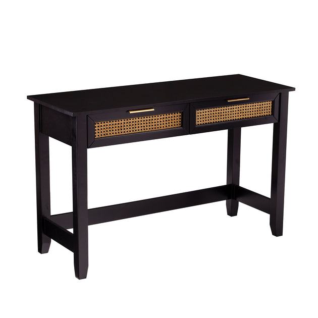 SEI Furniture Chekshire Console Table Black 3
