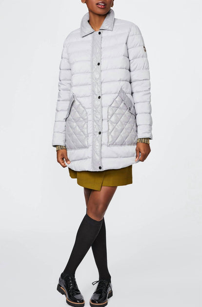 Bernardo Patch Field Puffer Coat Grey XS 2