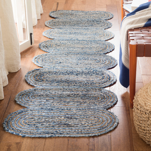 Safavieh Cape Cod CAP208 Area Rug Blue/Natural 3